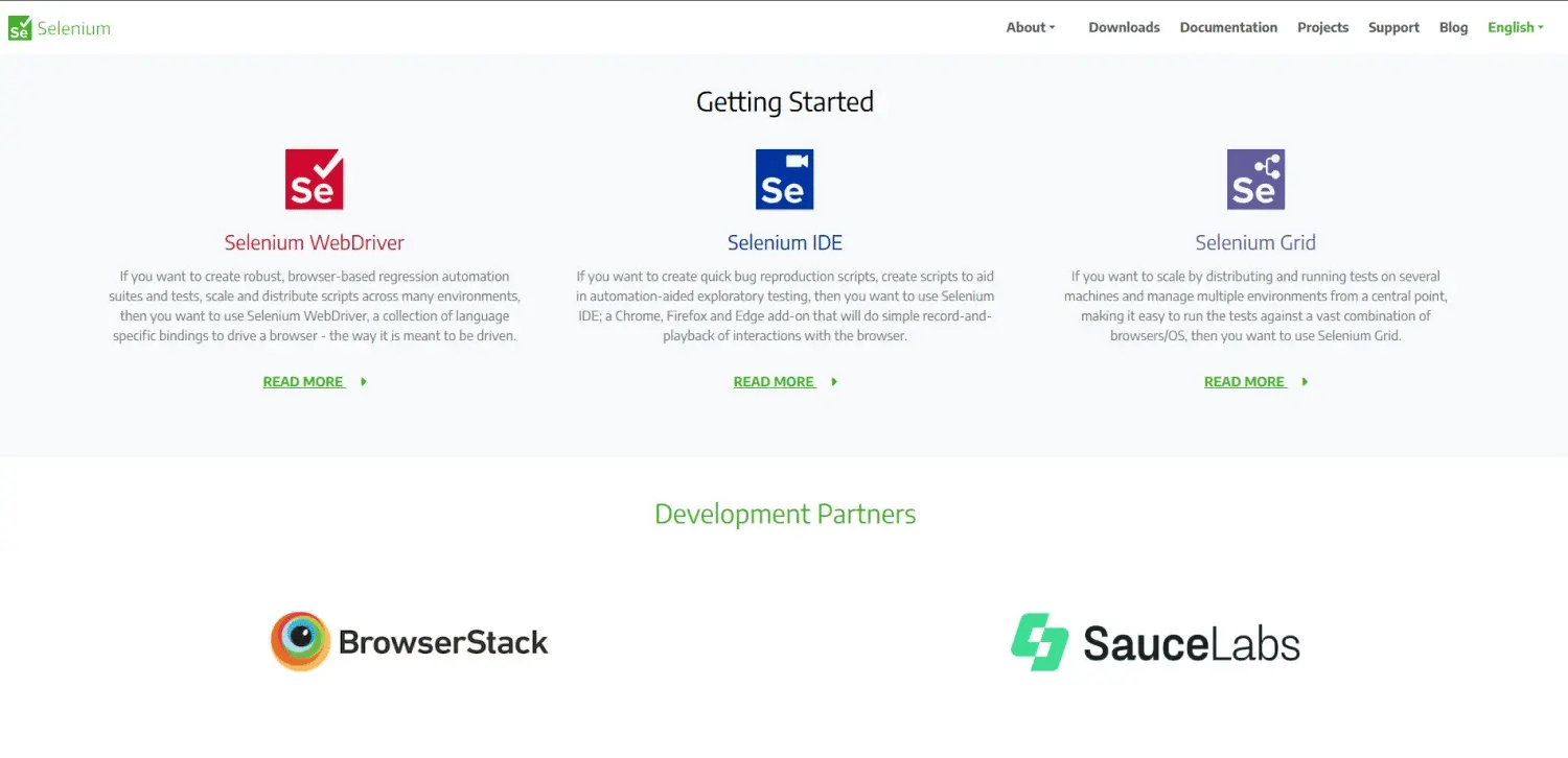 selenium-features